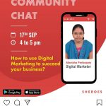 Sheroes app digital marketing community chat